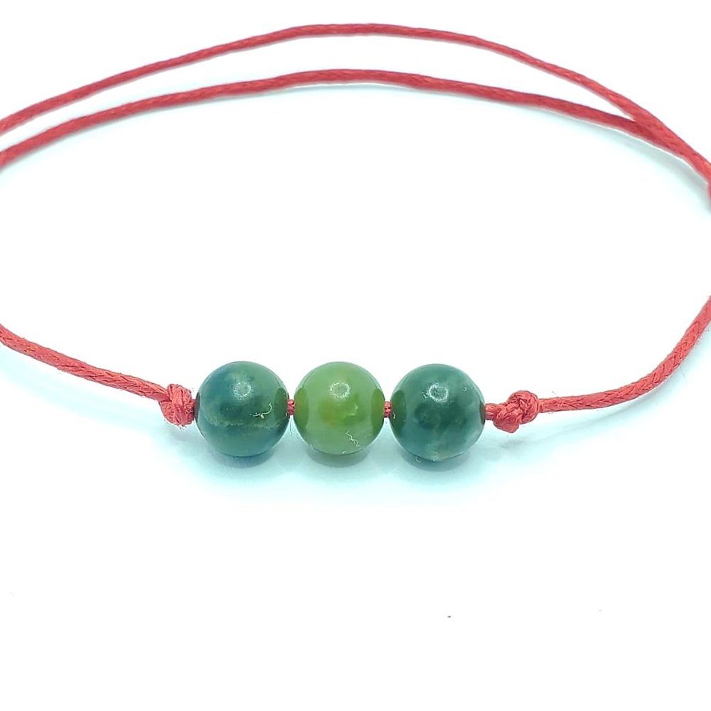 Genuine Jade Adjustable Red string Bracelet